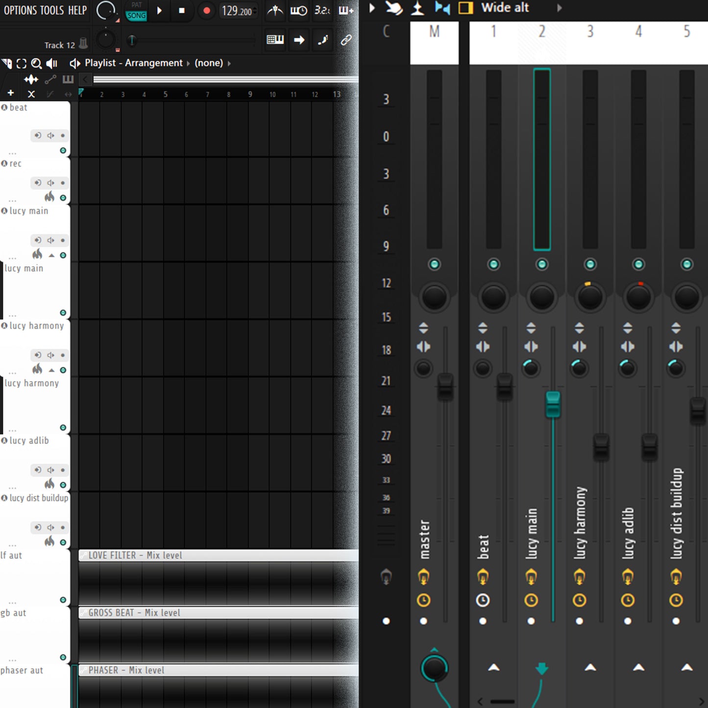 Lucy Bedroque (Remade FLP, Template, and The Best Stock Master Preset)