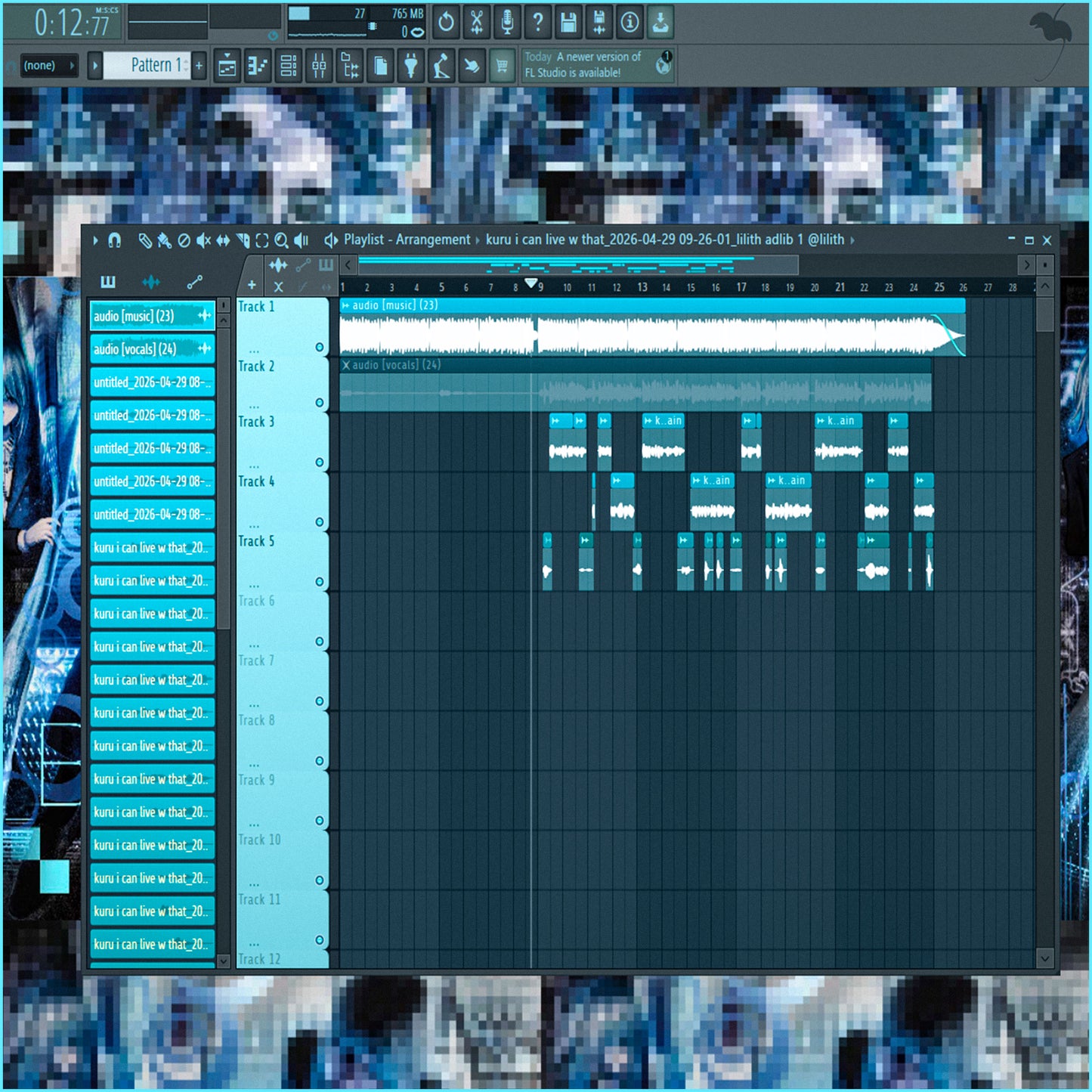 Kuru -BH- (lilith flp, template, main, adlib, and theme)
