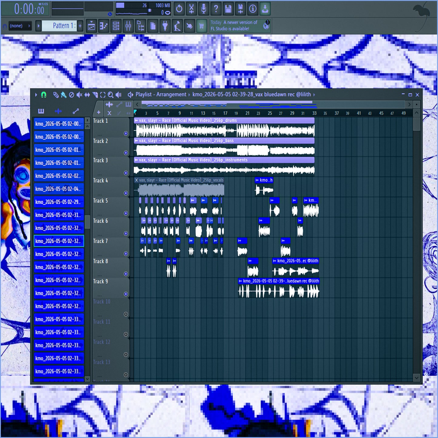 vax blue dawn (lilith flp, template, main, adlibs, and theme)