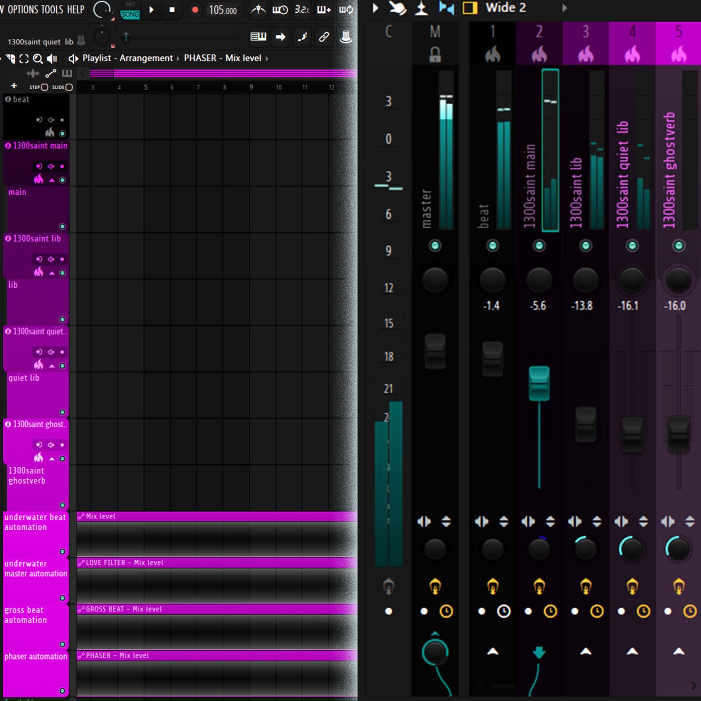 1300SAINT (Remade FLP, Template, and The Best Stock Master Preset)