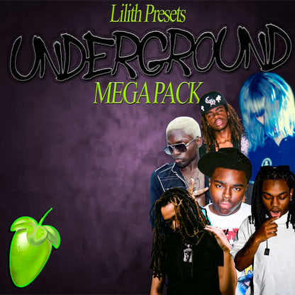 Lilith's Underground Mega Pack (7 mains, 25 adlibs, 4 masters, 3 layers, 7 buses, 5 themes)