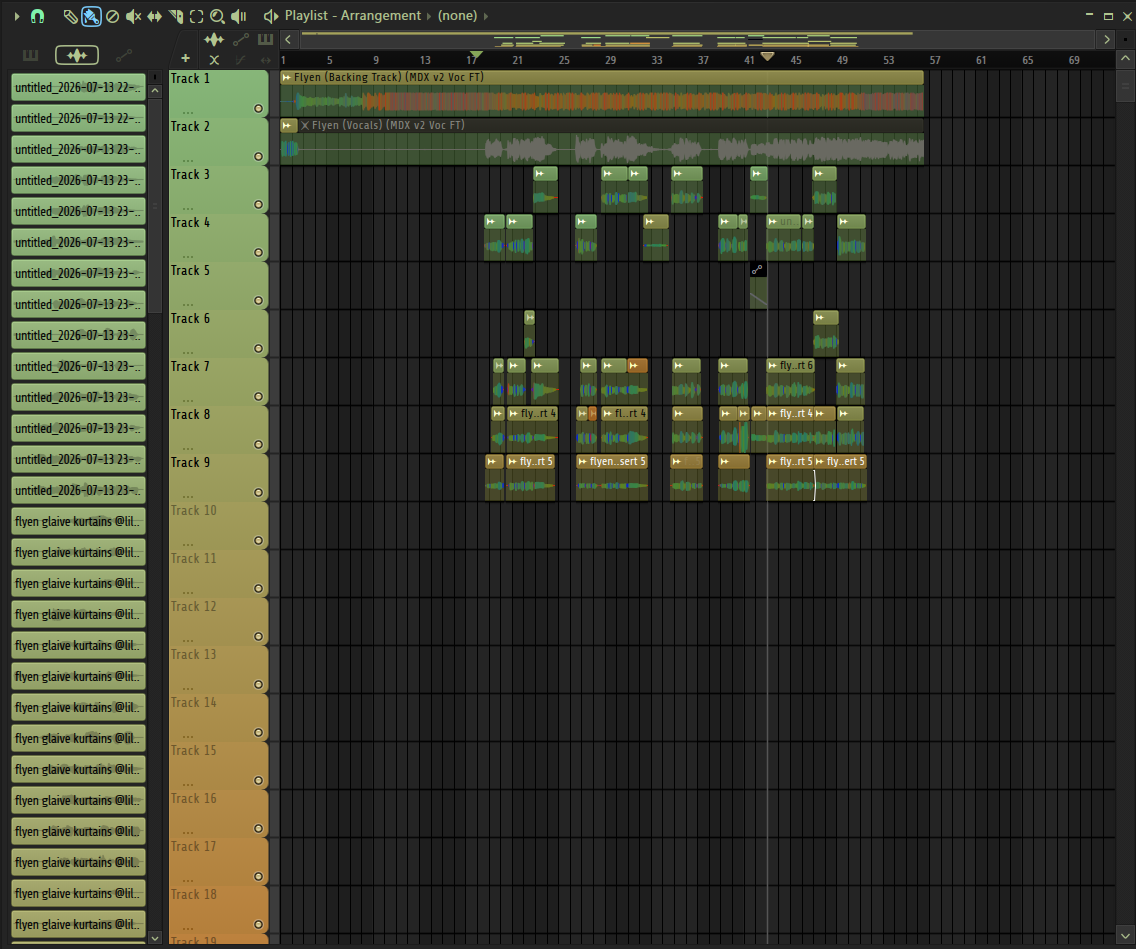 Glaive & Kurtains- Flyen (lilith flp, template, main, layer, masters, and theme)
