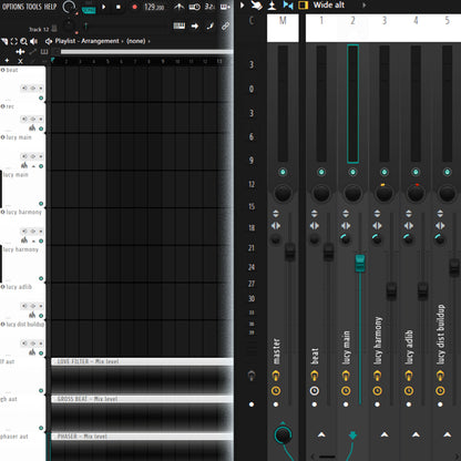 Lucy Bedroque (Remade FLP, Template, and The Best Stock Master Preset)