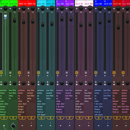 Lilith's MAINS Underground Mega Pack (7 mains, 7 buses, 4 masters, 3 doubles)