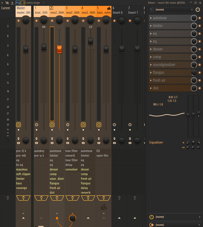Rexv2- DcLikeDom & ChromeWristband (lilith flp, template, main, adlibs, layer, masters, and theme)