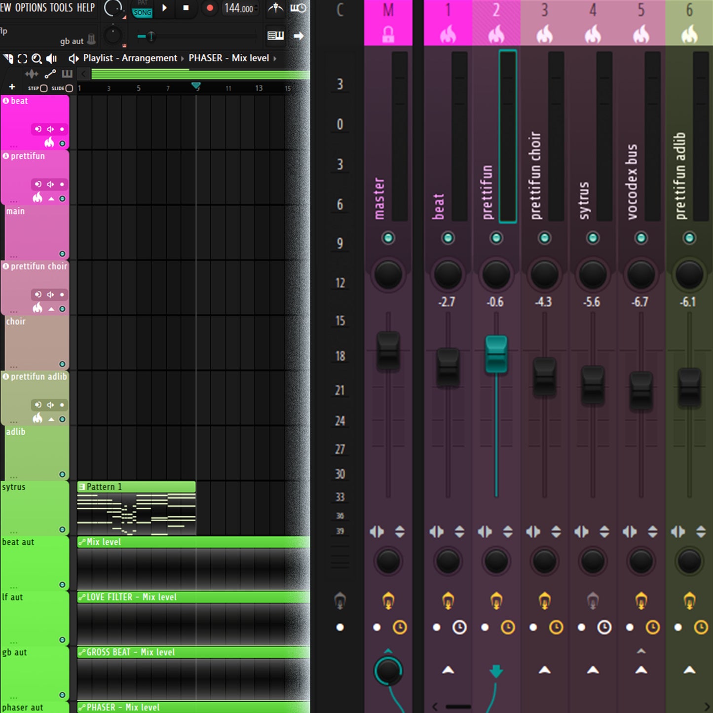 prettifun (Remade FLP, Template, and The Best Stock Master Preset)