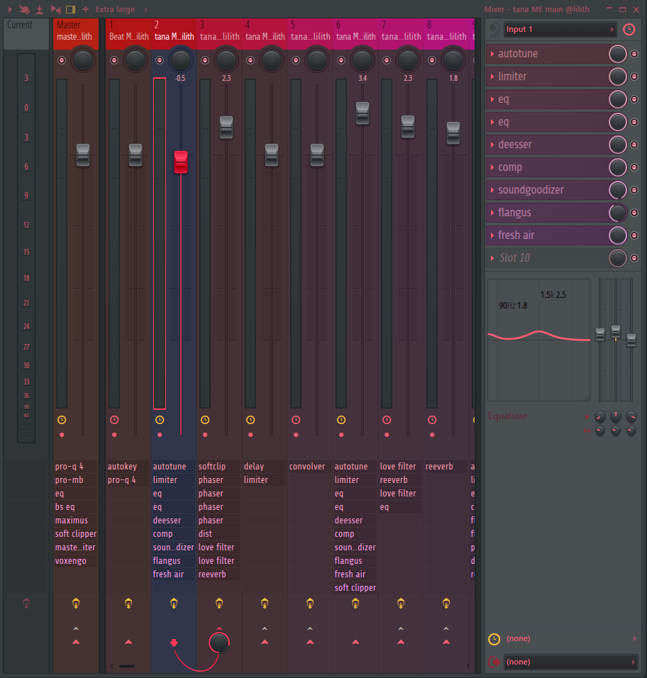 tana- show it off (lilith flp, template, main, adlibs, buses, masters, and theme)