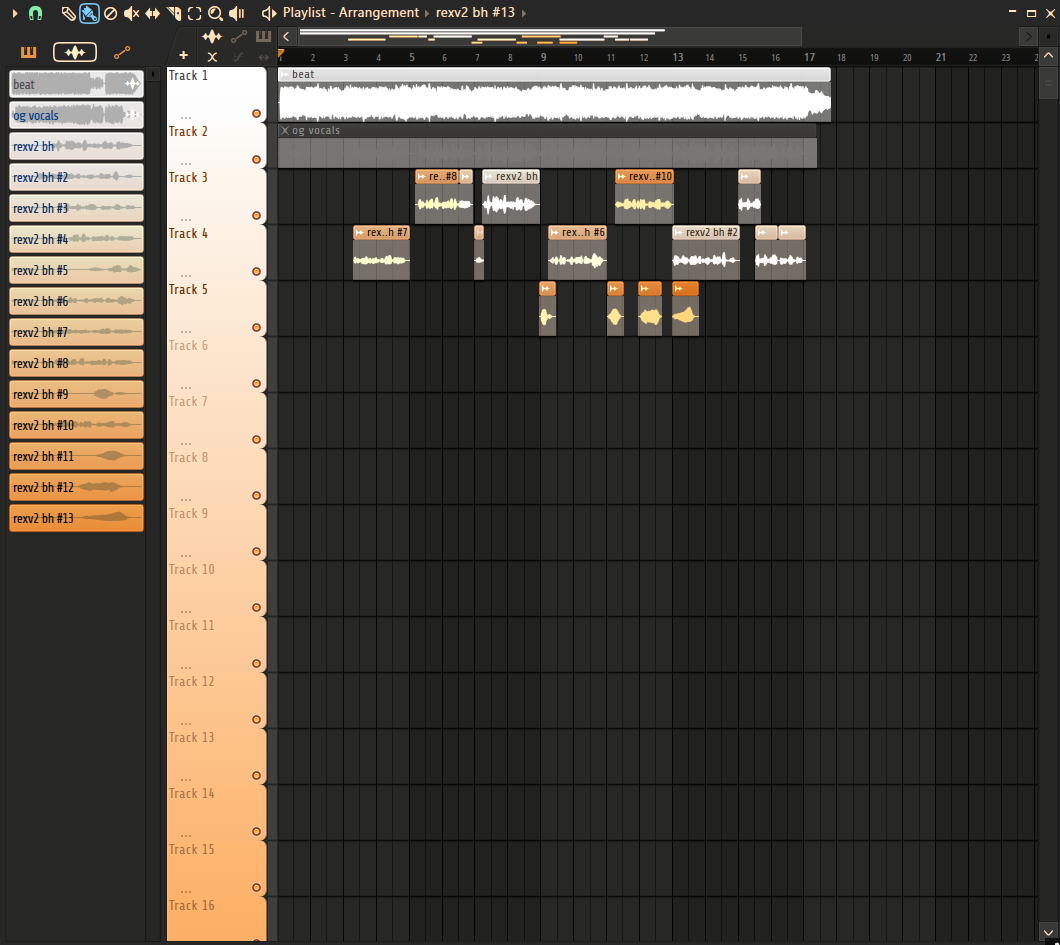 Rexv2- DcLikeDom & ChromeWristband (lilith flp, template, main, adlibs, layer, masters, and theme)