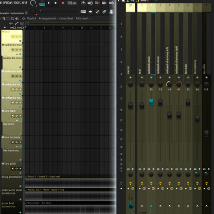 twikipedia & lieu (Remade FLP, Template, and The Best Stock Master Preset)